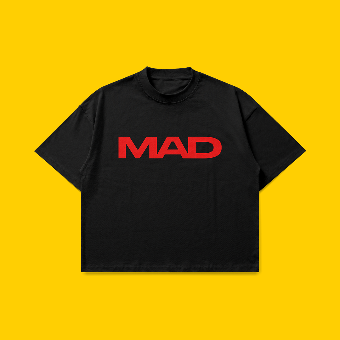 MAD STATIC TEE BLK