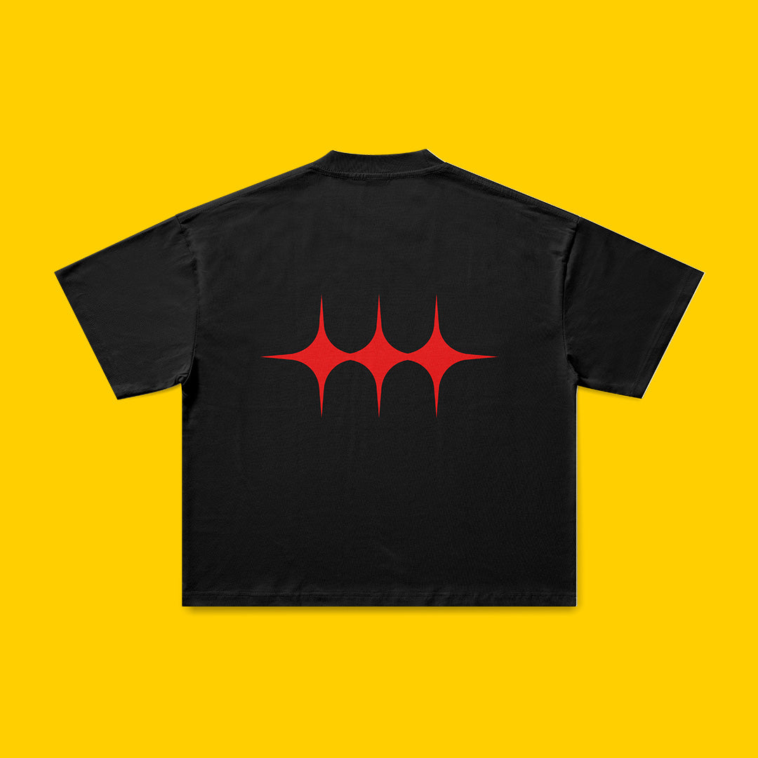 MAD STATIC TEE BLK