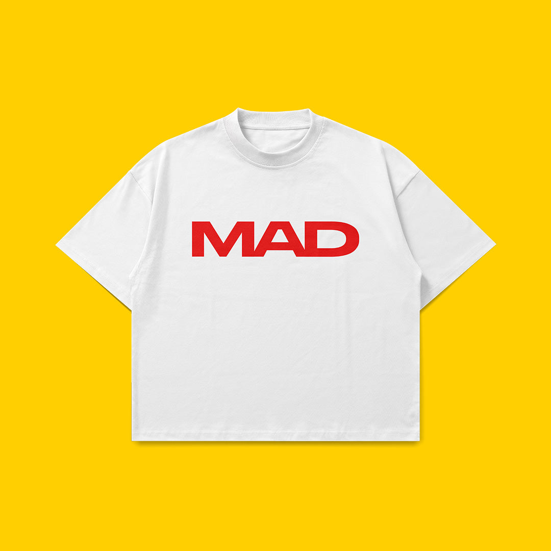 MAD STATIC TEE WHT