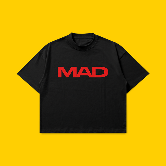 MAD STATIC TEE BLK