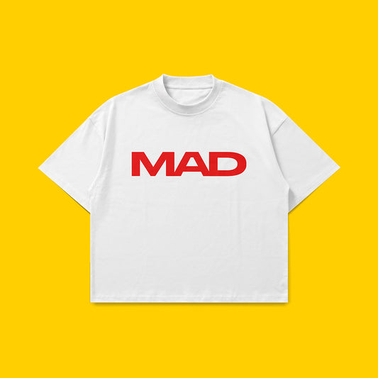 MAD STATIC TEE WHT