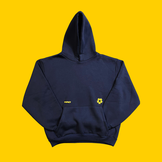 24/7 Boxy Hoodie Blue Navy