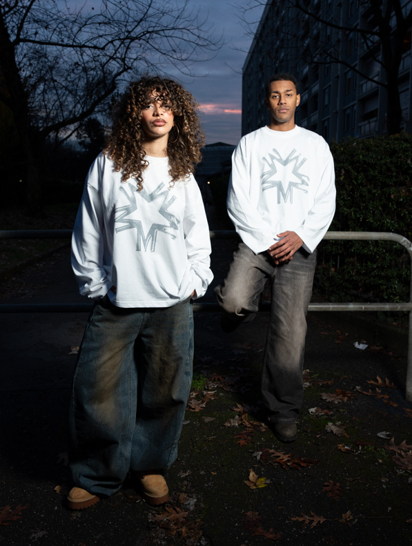 MADSTAR longsleeve White