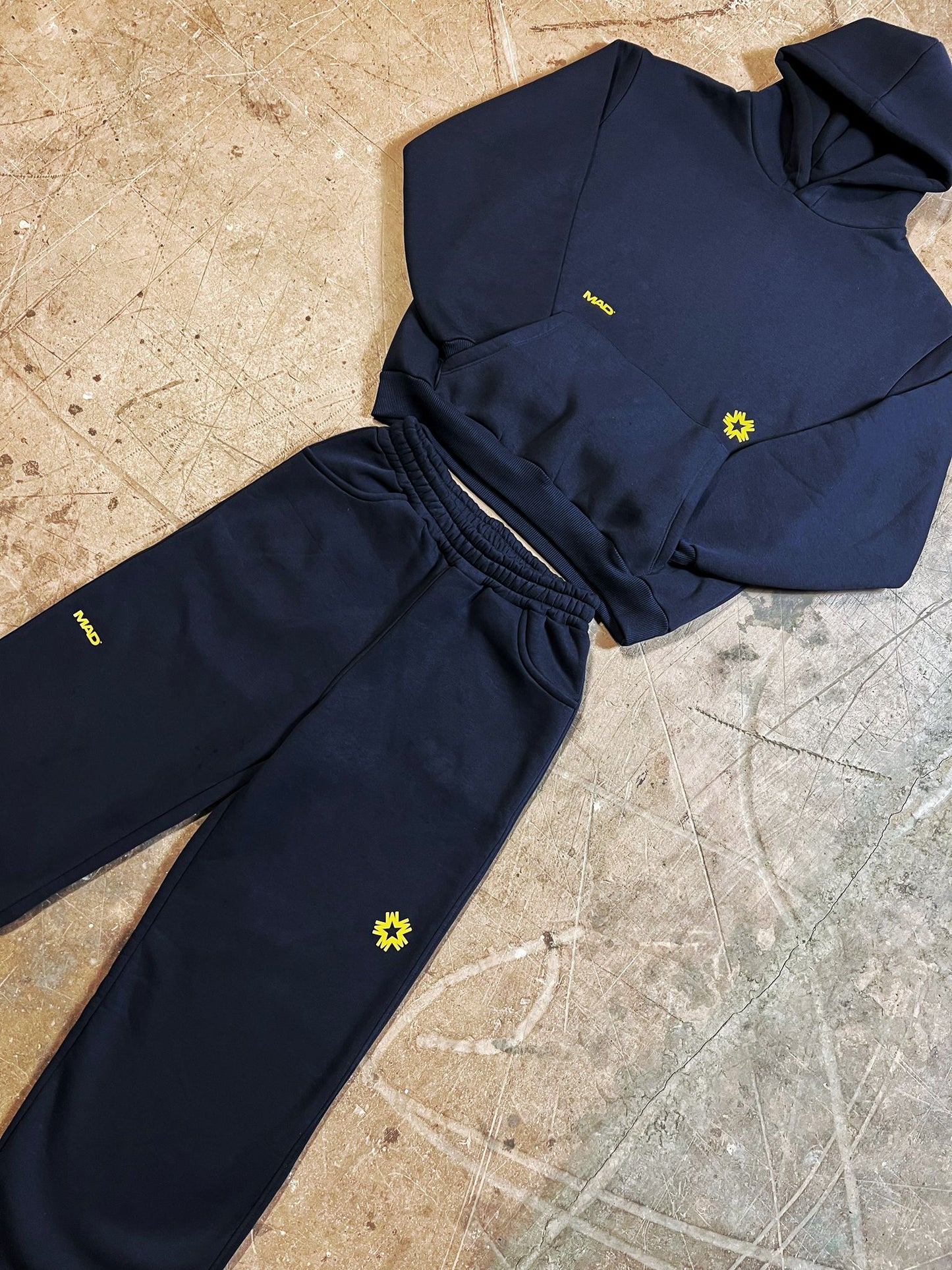 24/7 Boxy Hoodie Blue Navy