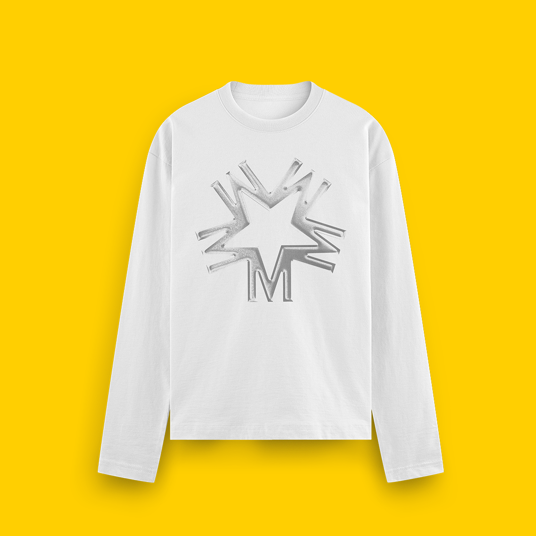 MADSTAR longsleeve White