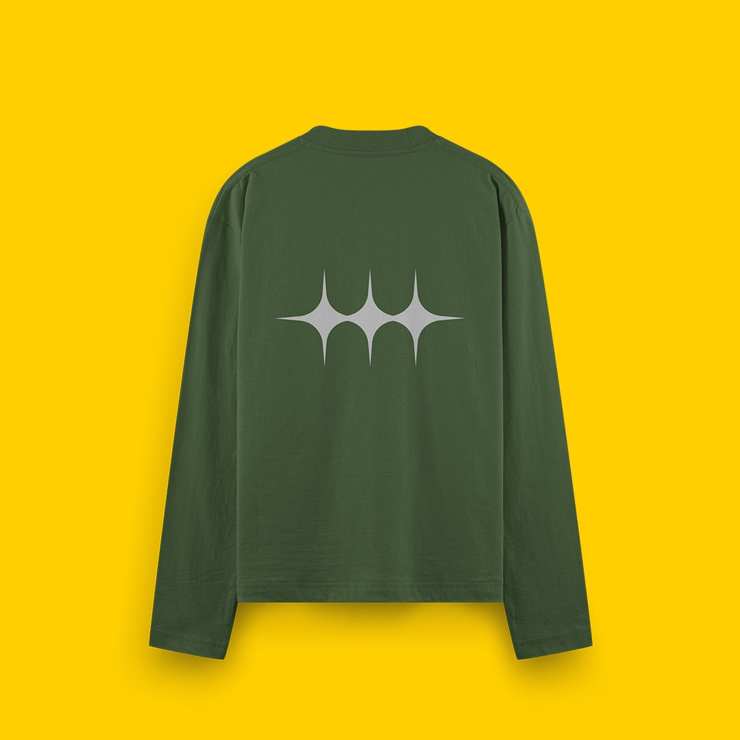 REFLECTIVE MILITARY GREEN - LS