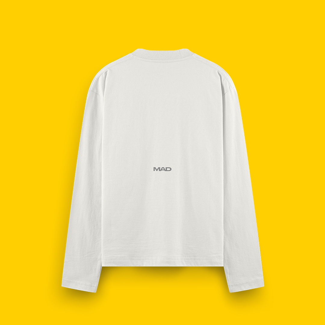 MADSTAR longsleeve White